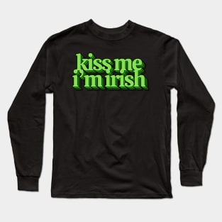 Kiss Me I'm Irish Long Sleeve T-Shirt